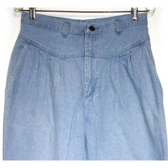 Vtg 80s SEARS Size 16 Jeans High waist Tapered leg - Picture 2 of 5